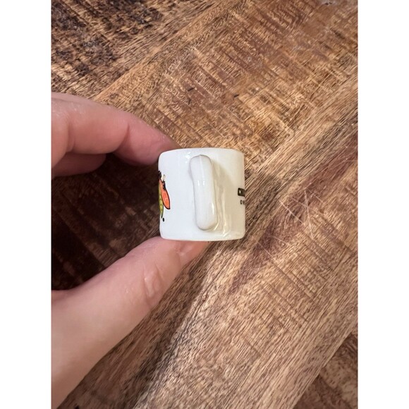 Chicago Blackhawks Mini Porcelain Mug Cup Crazy NHL 1.25" - Picture 3 of 7